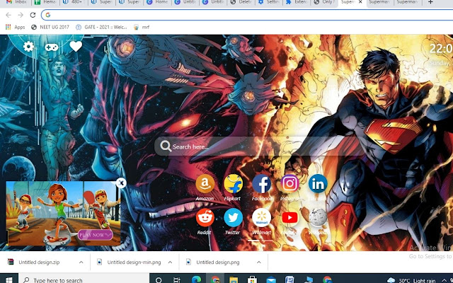 ธีมแท็บใหม่ของ Superman Wallpaper [ติดตั้ง] จาก Chrome เว็บสโตร์เพื่อใช้งานกับ OffiDocs Chromium ออนไลน์